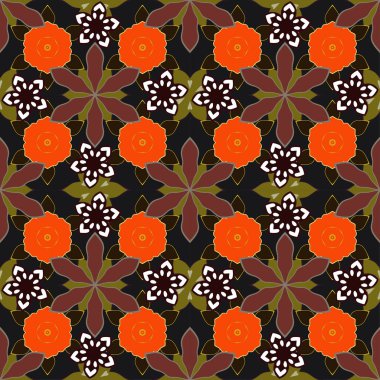 Davetiyeler, tebrik kartları, etiketler, rozetler için dekorasyonsuz desenler. Kahverengi, turuncu ve siyah şablonlar için vektör elementleri. Doğu tarzında lüks süsler..