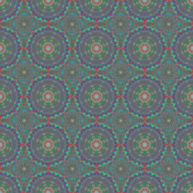 Yeşil ve kırmızı desenli. Doğum günü kartı, davetiye ya da afiş için uygun. Ortaçağ kraliyet düzeni. Dekoratif simetri arabesk. Raster illüstrasyonu.