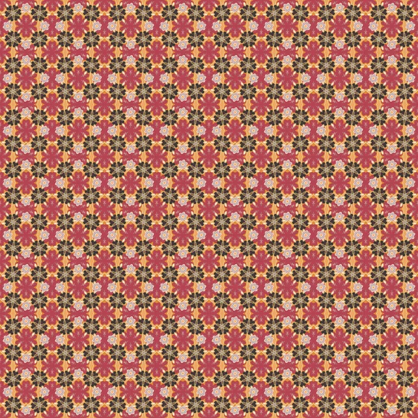 Roztomilý Rastrový Bezešvý Vzor Mnoha Opakujícími Kyticemi Spousta Květin Béžových — Stockový vektor