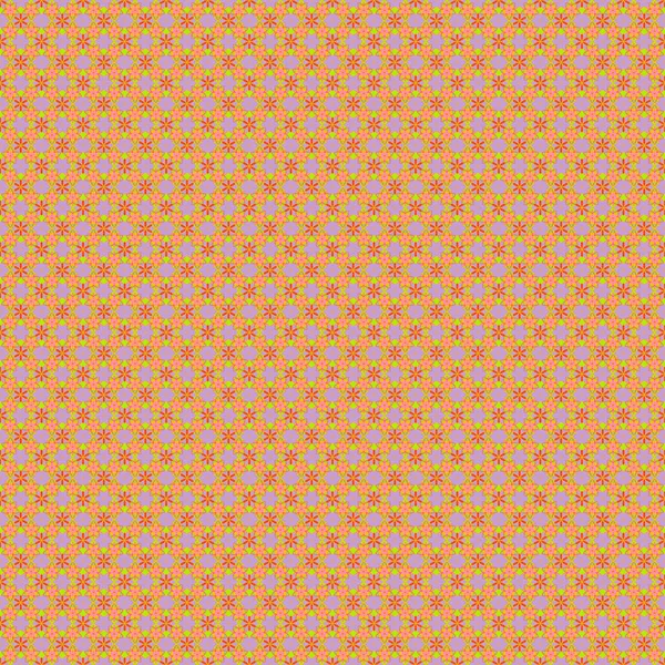 Оранжевый Желтый Фиолетовый Абстрактный Цветочный Орнамент Векторный Бесшовный Узор Абстрактных — стоковый вектор