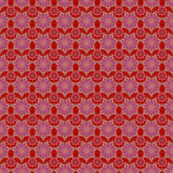 Vector Illustration Damask Seamless Background Pattern Violet Beige Colors — Stock Vector