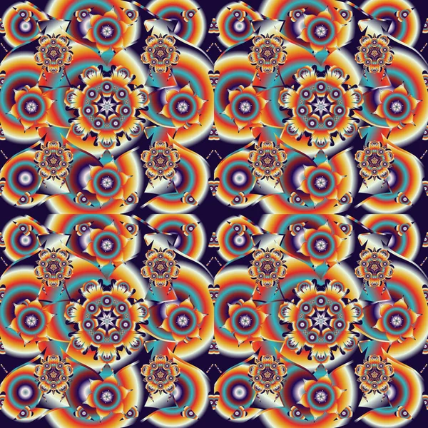 Šablony Pro Koberce Textilie Tapety Jakýkoli Povrch Oriental Ornament Vektorový — Stockový vektor