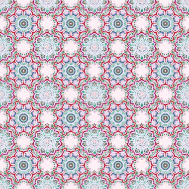 Geleneksel Tayland çok renkli arka plan ve ızgaralı doku. Baskı, kumaş ya da tekstil için çok renkli Tayland ipeği tasarımı. Pembe arka planda çok renkli Taylandlı hatlar.