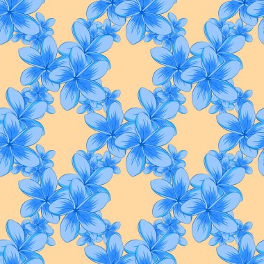 Eski bir çiçek süsü. Soyut klasik dikişsiz desen