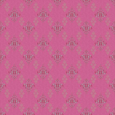 Kırmızı ve pembe tekrarlayan elementlerle modern geometrik kusursuz desen. Kusursuz raster süsü..