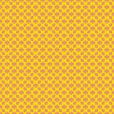 Arabesk 'li, pembe ve sarı elementli doğulu raster desenli. Geleneksel klasik süs.