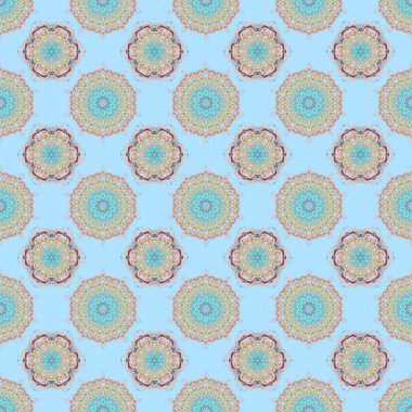 Art deco tarzı, modaya uygun klasik tasarım öğesi. Çok renkli soyut geometrik dikişsiz desen. Çok renkli elementlerle güzel bir artdeco şablonu. Tarafsız bir arkaplanda Motley ızgarası.