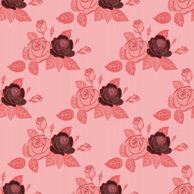 Eski bir çiçek süsü. Soyut klasik dikişsiz desen