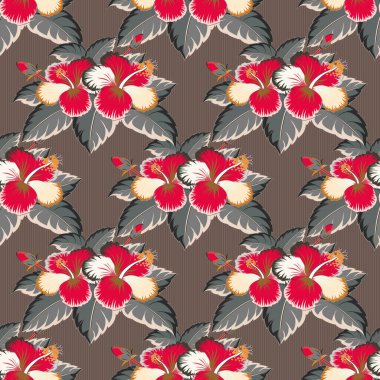 Eski bir çiçek süsü. Soyut klasik dikişsiz desen