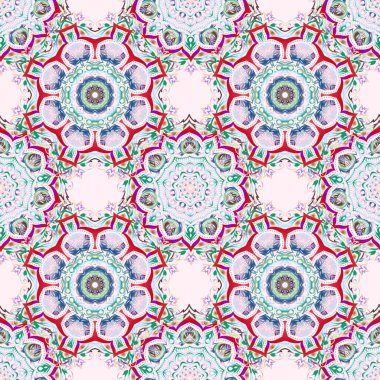 Vektörsüz, çok renkli Noel süsü deseni. Tarafsız bir arkaplanda ışıltılı arkaplan çizimi.