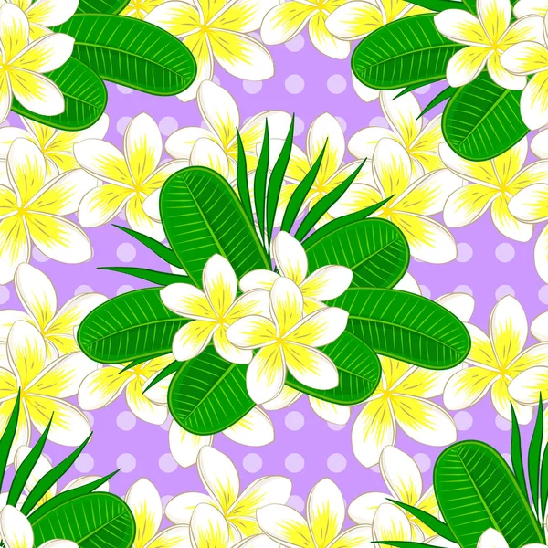 Ilustración Vectorial Papel Primavera Con Flores Lindas Abstractas Sobre Fondo — Vector de stock