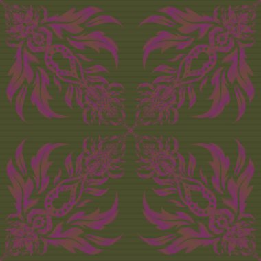 Vektörsüz geometrik desenler. Retro dijital kağıt. Eski dokular. Kartlar, davetiyeler, mor, kahverengi ve yeşil renklerde web tasarımı için dekoratif arkaplan.