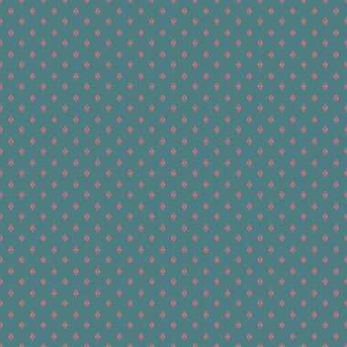 Zarif mavi ve kırmızı pürüzsüz desenli ve Mandala elementli. Güzel el yapımı çizimler..