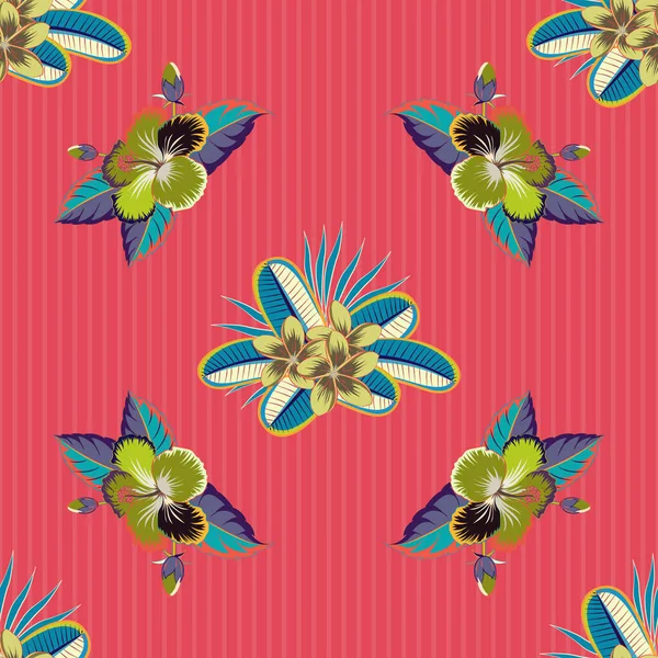 Adorno Floral Vintage Patrón Clásico Abstracto Sin Costura — Archivo Imágenes Vectoriales