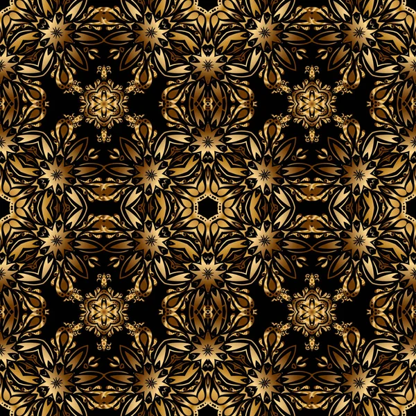 Abstract Golden Background Black Golden Colors Invitation Template Vector Golden — Stock Vector