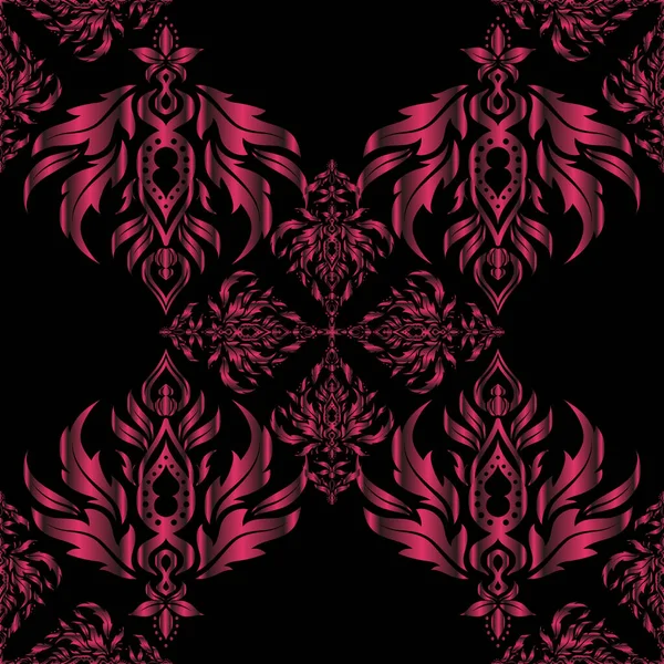 Modèle Carrelage Sans Couture Dans Les Couleurs Marron Rose Noir — Image vectorielle