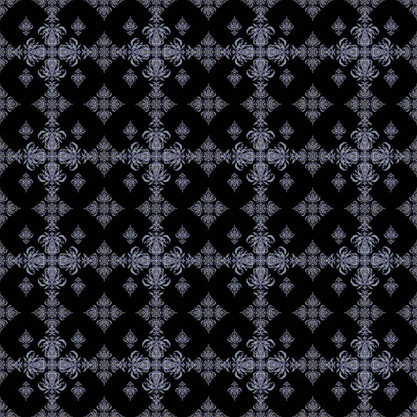Abstract Vector Naadloos Patroon Zwart Violet Blauwe Kleuren Voor Uitnodigingssjabloon — Stockvector