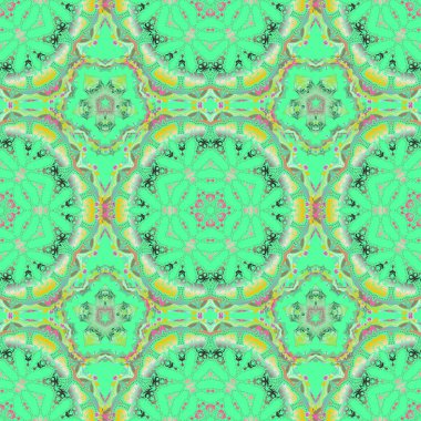 Eski bir çiçek süsü. Soyut klasik dikişsiz desen