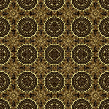 Art deco tarzı. Siyah ve altın pürüzsüz desen. Vektör çizimi. Puantiye, konfeti. Altın folyo dokusu. Parlak fon. Soyut geometrik modern arkaplan.