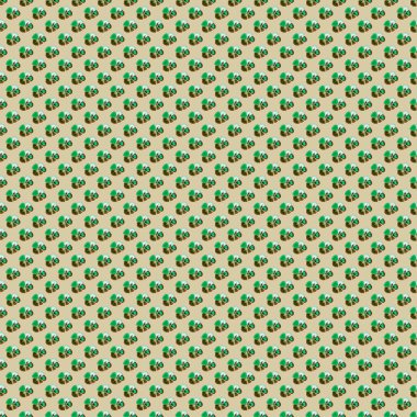 Kozmos çiçekleri yeşil ve bej renklerde olan geleneksel Hint çiçeksiz deseni. Vektör illüstrasyonu.