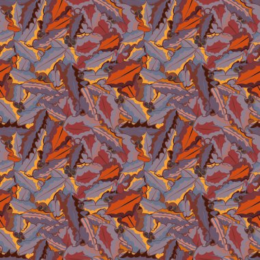 İpsiz bağlanmış balık ağı desenli mor, pembe ve kahverengi renkte. Vektör duvar kağıdı.