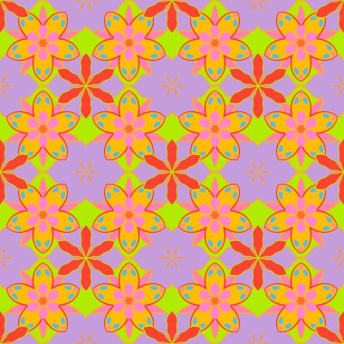 Vektörsüz geometrik desenler. Eski dokular. Kartlar için dekoratif arka plan, davetiyeler, menekşe, pembe ve sarı renkli web tasarımı. Retro dijital kağıt.