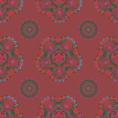 Parmak izi ya da dijital için çok renkli, pürüzsüz desen. Soyut vektör dinamiği dalgalı yüzey, hareket yanılsaması, kırmızı arkaplan eğriliği.