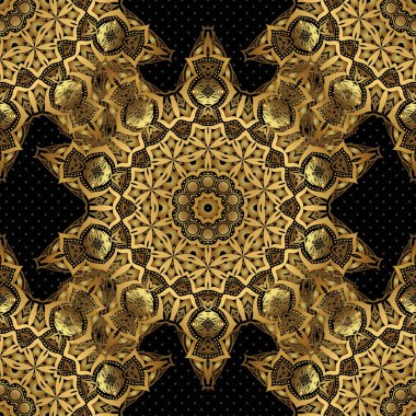 Altın şablonlar için vektör elementler. Siyahın üzerinde altın çiçeksiz desen var. Davetiyeler için dekorasyon, tebrik kartları, etiketler, rozetler, etiketler. Doğu tarzında lüks süsler..