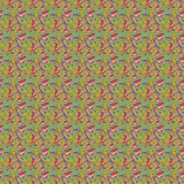 Kusursuz damaske deseni, sarı, yeşil ve gri klasik duvar kağıdı. Süslü sınır. Vektörsüz desen.