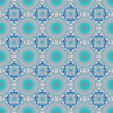 Eski bir çiçek süsü. Soyut klasik dikişsiz desen