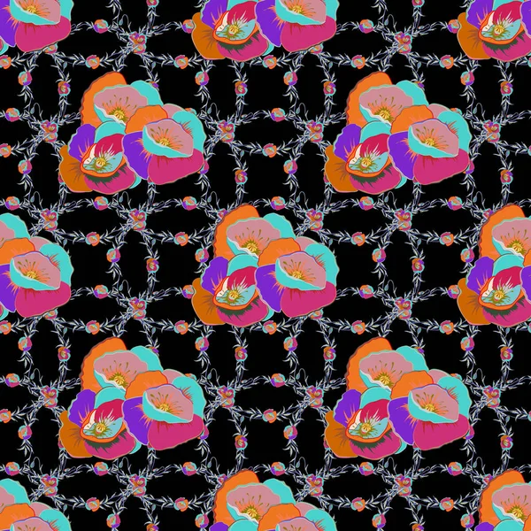 Adorno Floral Vintage Patrón Clásico Abstracto Sin Costura — Archivo Imágenes Vectoriales