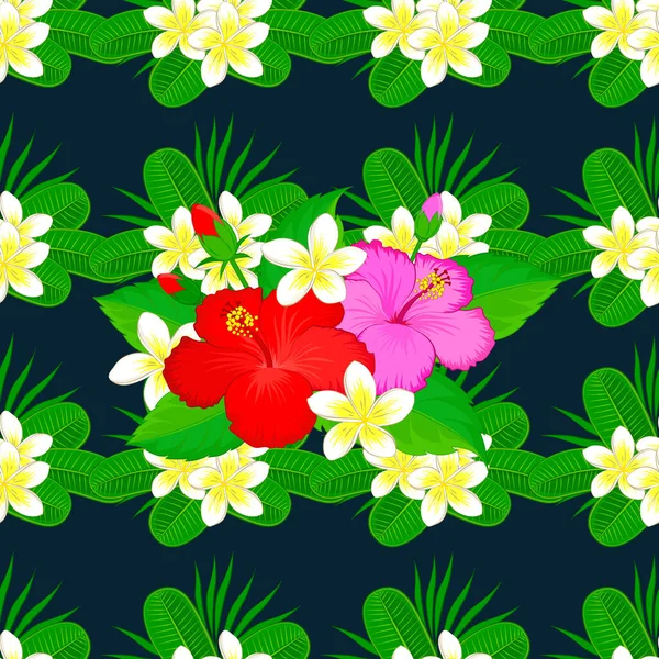 Floral Aquarell Nahtlosen Hintergrund Vector Textildruck Für Bettwäsche Jacke Verpackungsdesign — Stockvektor