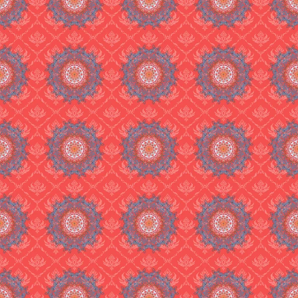 Vector Briljant Kant Gestileerde Bloemen Paisley Openwerk Weven Delicate Abstracte — Stockvector