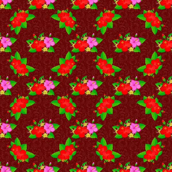 Adorno Floral Vintage Patrón Clásico Abstracto Sin Costura — Archivo Imágenes Vectoriales