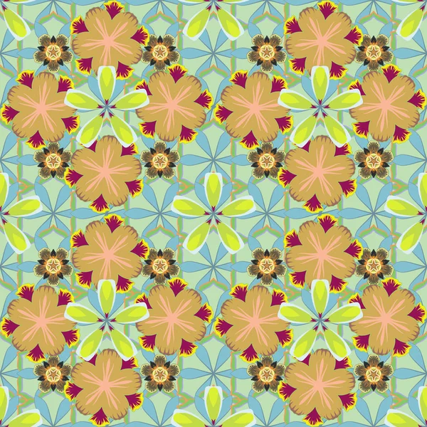 Vector Indian Floral Paisley Patten Serviette Ethnique Style Henné Peut — Image vectorielle