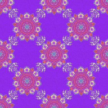 Raster Tasarım Turuncu, Menekşe ve Gri Elementler Tebrik ve İş Kartları, Davetiyeler. Retro pürüzsüz desen. Viktorya Stili Süsleme İçin Klasik Parşömenler.