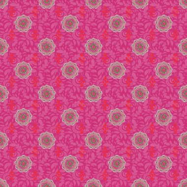 Sarı ve kırmızı, dikişsiz desen. Soyut vektör dokusu. Düşük polyester desenli resimleme.