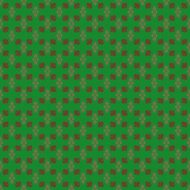 Vektör karışık ızgara. Soyut geometrik dikişsiz desen. Art deco tarzı, modaya uygun klasik tasarım öğesi. Yeşil ve kırmızı renkte elementlerle güzel bir artdeco şablonu.