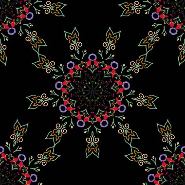 Damask klasik sarı, gri ve bej renkli, pürüzsüz bir desen. Barok tarzında Damask deseni. Antik ortaçağ barok çiçekli duvar kağıdı soyut çiçekler ve süsler. Barok süsü.