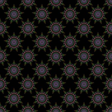 Vektör çizimi. Kesik kağıt dantel dokusu, vektör tül arka plan, turuncu, yeşil ve nötr renklerde girintisiz desen.