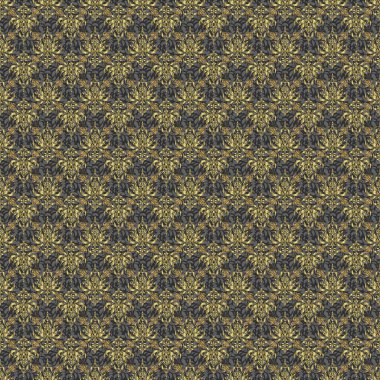 Raster illüstrasyonu. Gri arkaplanda altın gibi parlak süsler, pürüzsüz desenler, soyut şekiller.