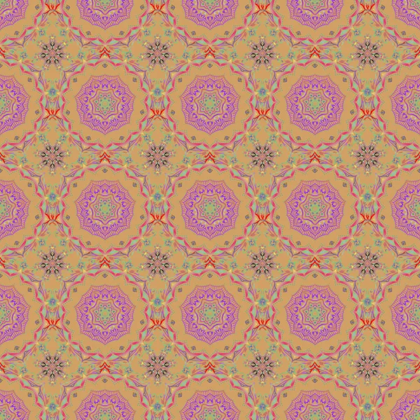 Fondos Pantalla Barroco Fondo Vectorial Sin Costuras Colores Violeta Rosa — Vector de stock