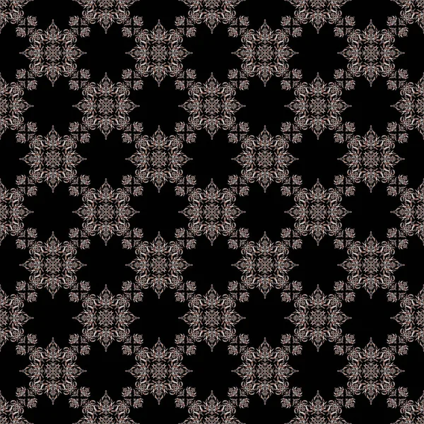 Textura Raster Abstracta Ilustración Patrón Polivinílico Bajo Gris Marrón Vintage — Vector de stock