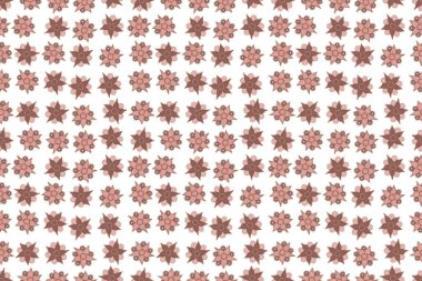 El çizimi. Tarzsız çiçek motifi deseni, çiçekler, delik, noktalar, beyaz arka planda karalamalar. Kusursuz çiçek arkaplanı.