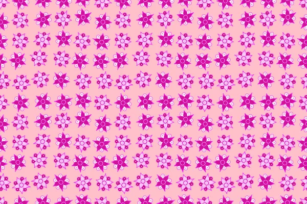 Nahtloses Muster Stilisierter Floraler Motive Blumen Löcher Flecken Kritzeleien Auf — Stockfoto