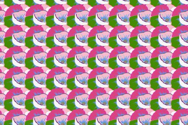 Çeşitli soyut Hawaii tropik çiçekleri. Renkli çiçekli, dikişsiz desen.