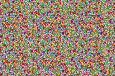 Soyut dikişsiz desenli çok renkli çiçek tasarımı. Yatak çarşafları, ceket, paket tasarımı, kumaş ve moda kavramları için tekstil baskısı. Çiçeksel çok renkli, pürüzsüz desen arkaplanı.