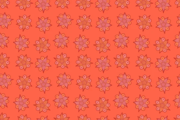 Stylish Wallpaper Flowers Abstract Background Floral Seamless Pattern Blooming Flowers — Stock Photo, Image