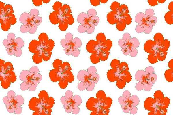 Patrón Floral Universal Creativo Estilo Tropical Texturas Dibujadas Mano Ideal — Foto de Stock