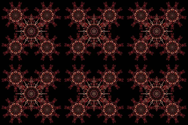 Floral Αδιάλειπτη Μοτίβο Ταπετσαρία Μπαρόκ Νταμασκ Απρόσκοπτη Φόντο Κόκκινο Στολίδι — Φωτογραφία Αρχείου